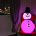Снеговик с подсветкой RGB